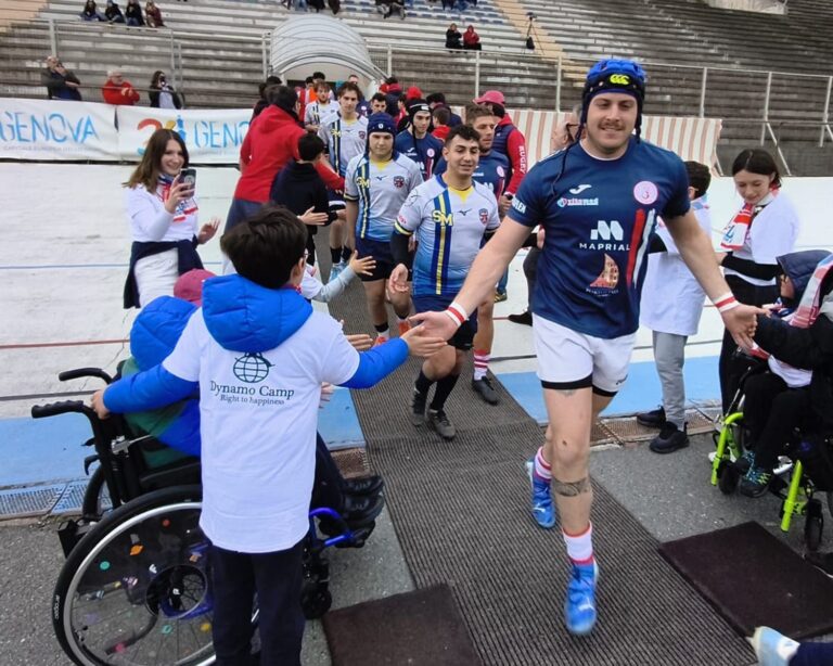 I bimbi del Dynamo City Camp protagonisti con il CUS Genova Rugby