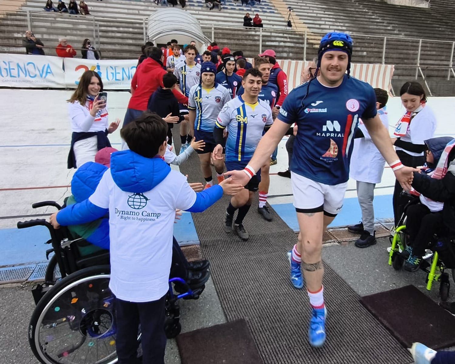 I bimbi del Dynamo City Camp protagonisti con il CUS Genova Rugby