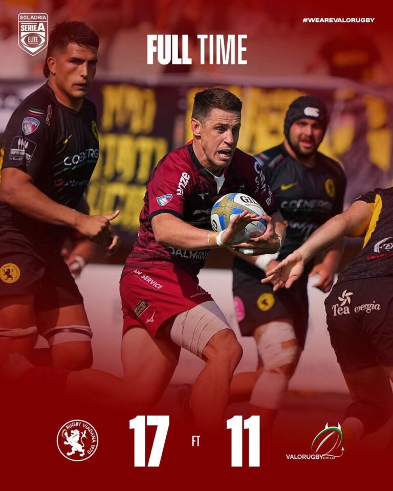 Serie A Elite Maschile, Viadana ferma il Valorugby nella prima semifinale