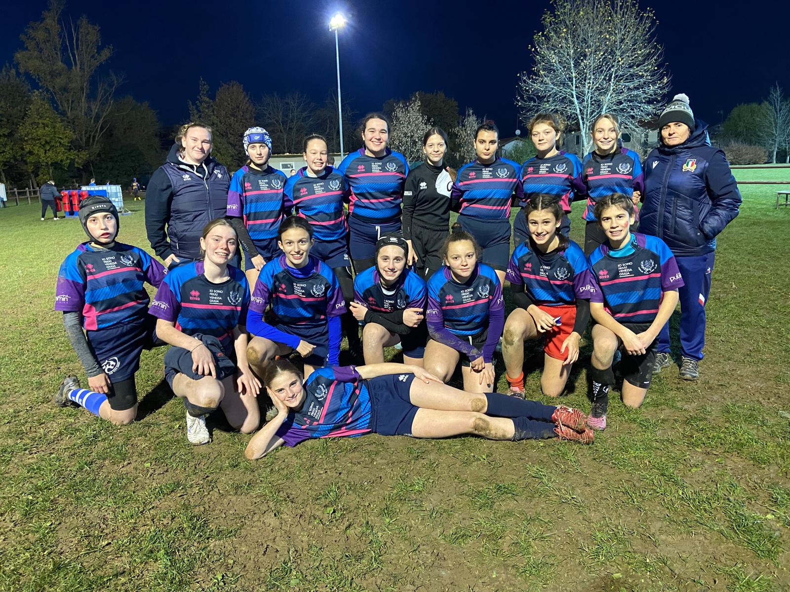 Forum Iulii Rugby Femminile: positive le prove  U14 e U16 a Pordenone