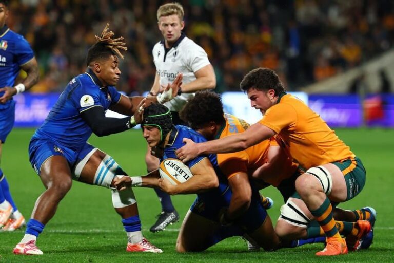 Nations Championship, a Perth l’Italia piegata dall’Australia 57-10