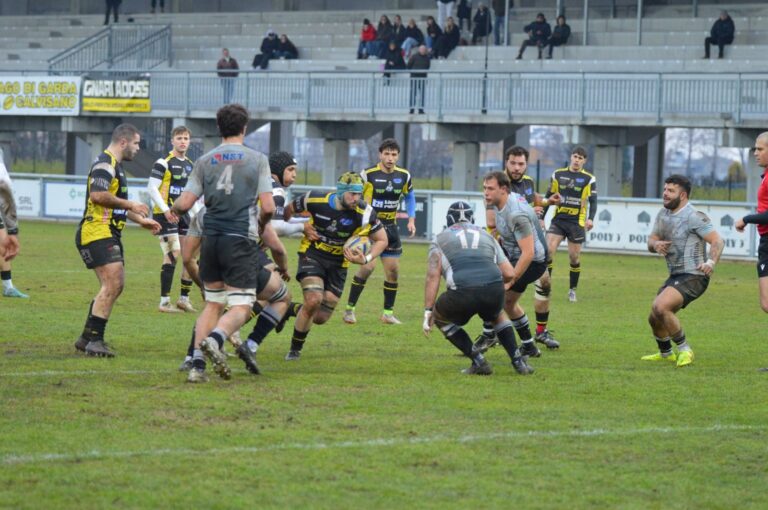 Calvisano cardiopalma: Verona piegata 13-10 nel fango