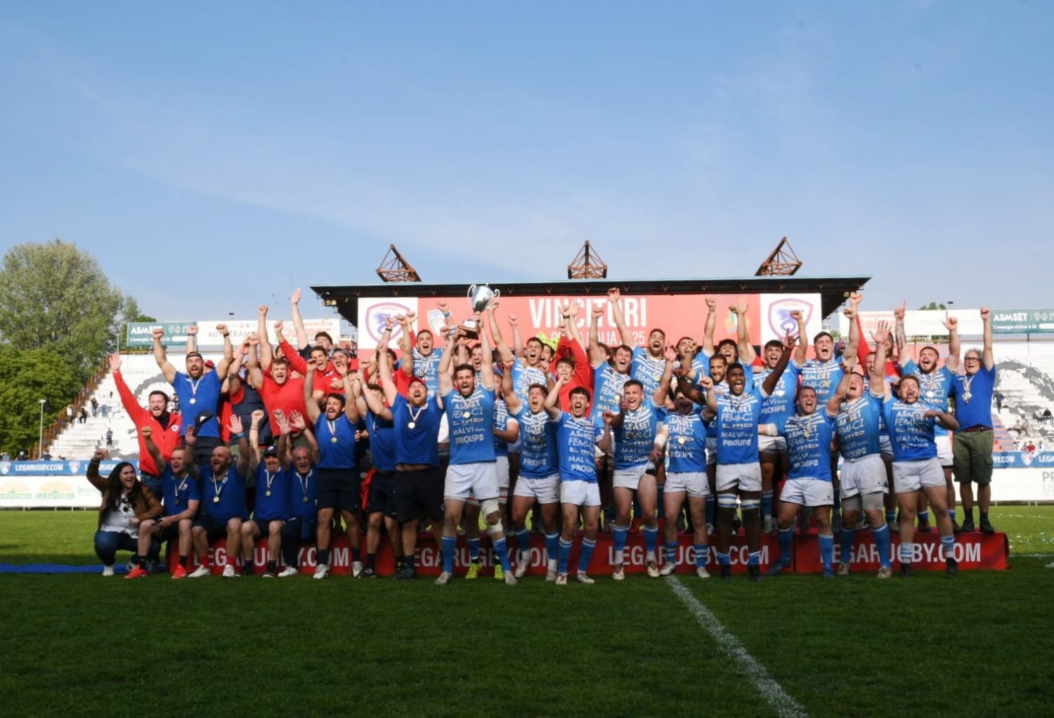 La Coppa Italia è del Rovigo. Fiamme Oro superate di misura, 28-24