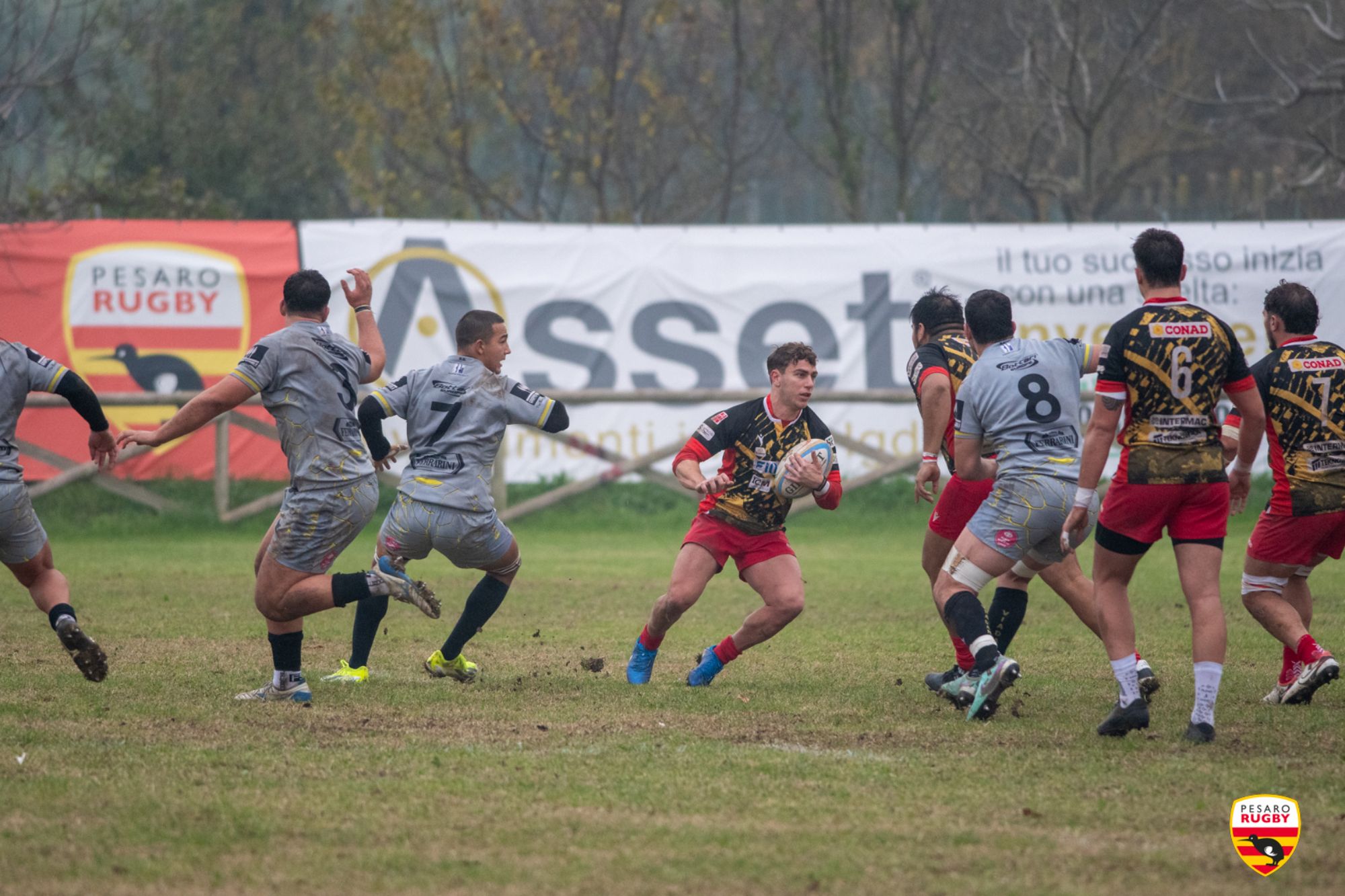 Fiorini Pesaro Rugby nella tana del Borsari Badia