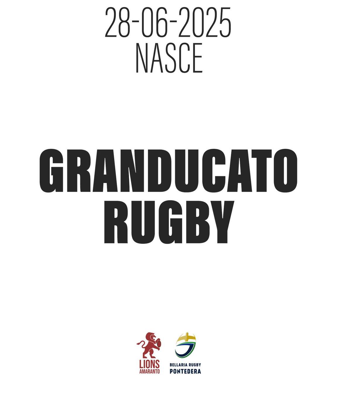 Nasce il Granducato Rugby 2025. L’annuncio di LundaX Lions Amaranto e Bellaria Rugby Pontedera