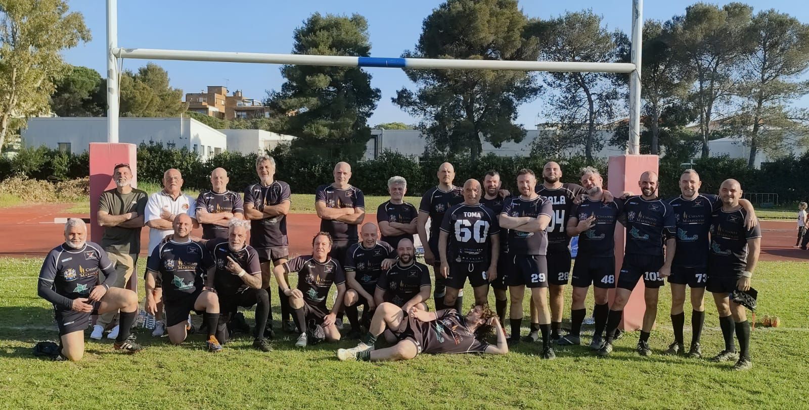 Rugby Old. 6° successo su 6 partite per i Pirati, squadra campione d’Italia