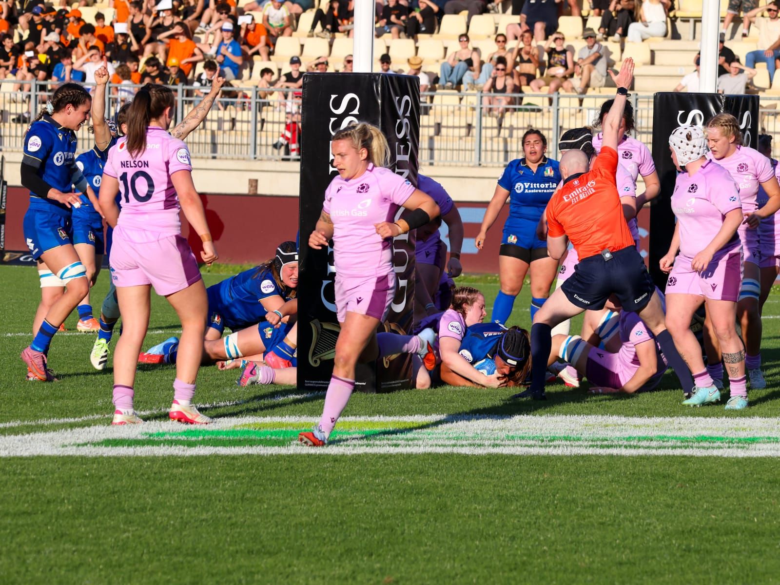 Guinness Sei Nazioni Femminile, una grande Italia batte la Scozia: al Lanfranchi finisce 41-14