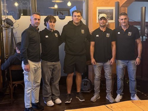 RUGBY UDINE ha presentato i 3 nuovi giocatori, Niccolò Alecci, Robbie Flynn e Fausto Iriart, e il nuovo logo della squadra
