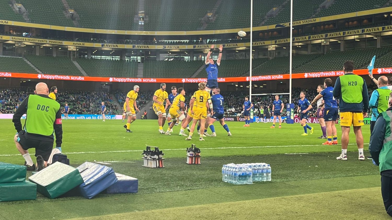 URC: a Dublino Leinster Rugby batte Zebre Parma 50-26