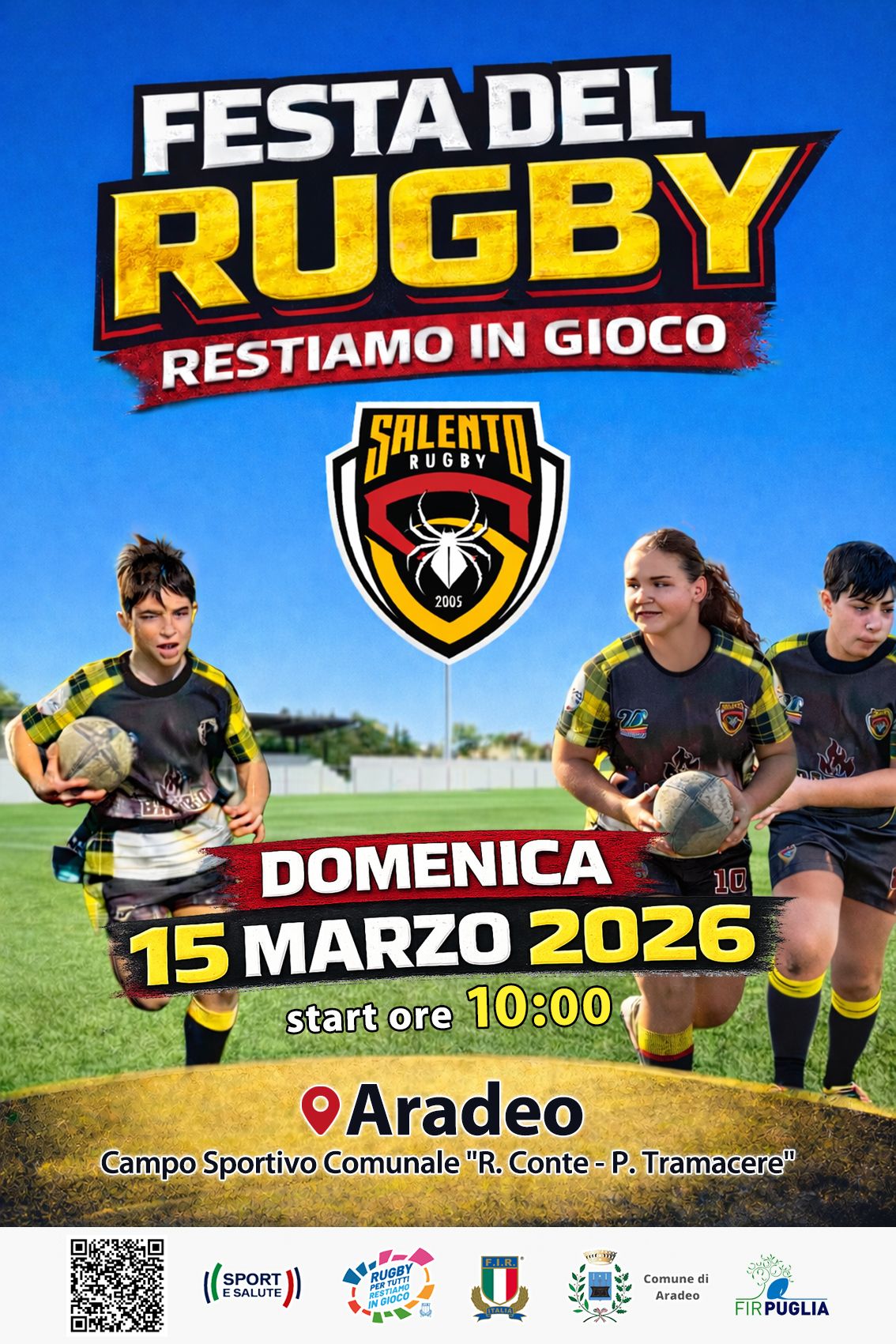 Festa del Rugby ad Aradeo