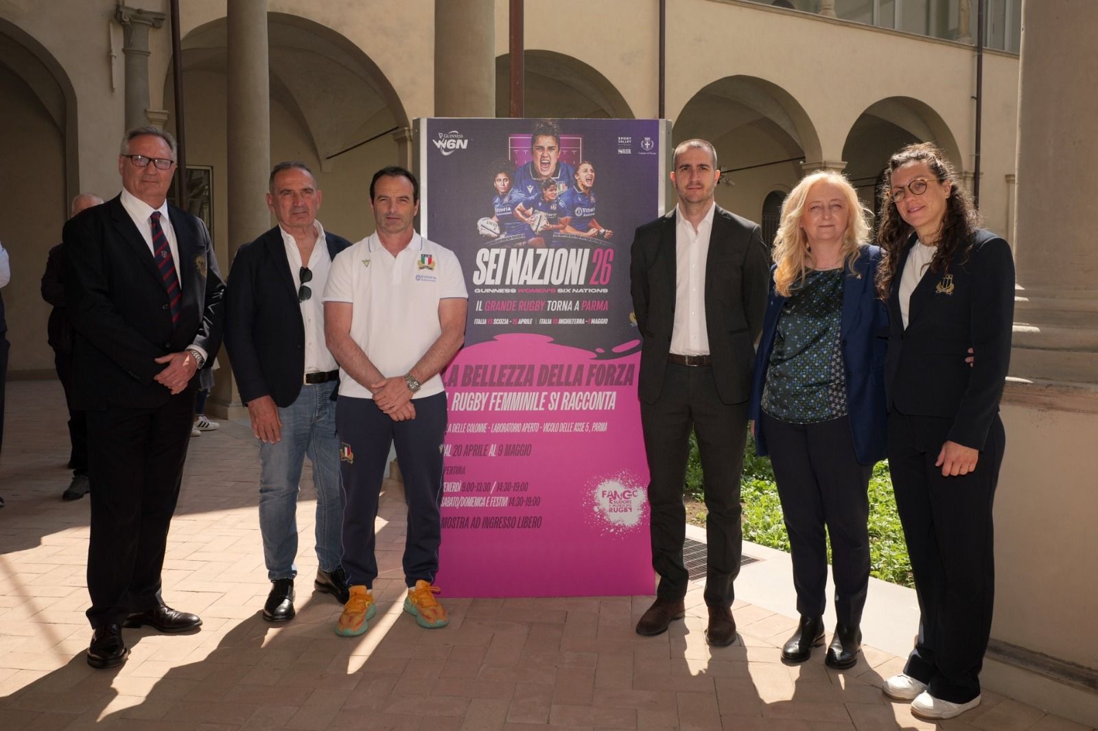 Inaugurata a Parma “La Bellezza della Forza”: la mostra sul rugby femminile italiano visitabile gratuitamente fino al 9 maggio