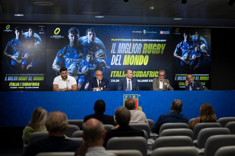 Italia v Sudafrica, all’Allianz Stadium di Torino tornano i Campioni del Mondo in carica con la prima gara interna del Nations Championship 2026
