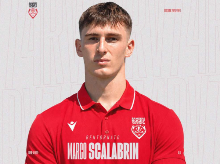 Marco Scalabrin torna a vestire la maglia della Rangers Rugby Vicenza