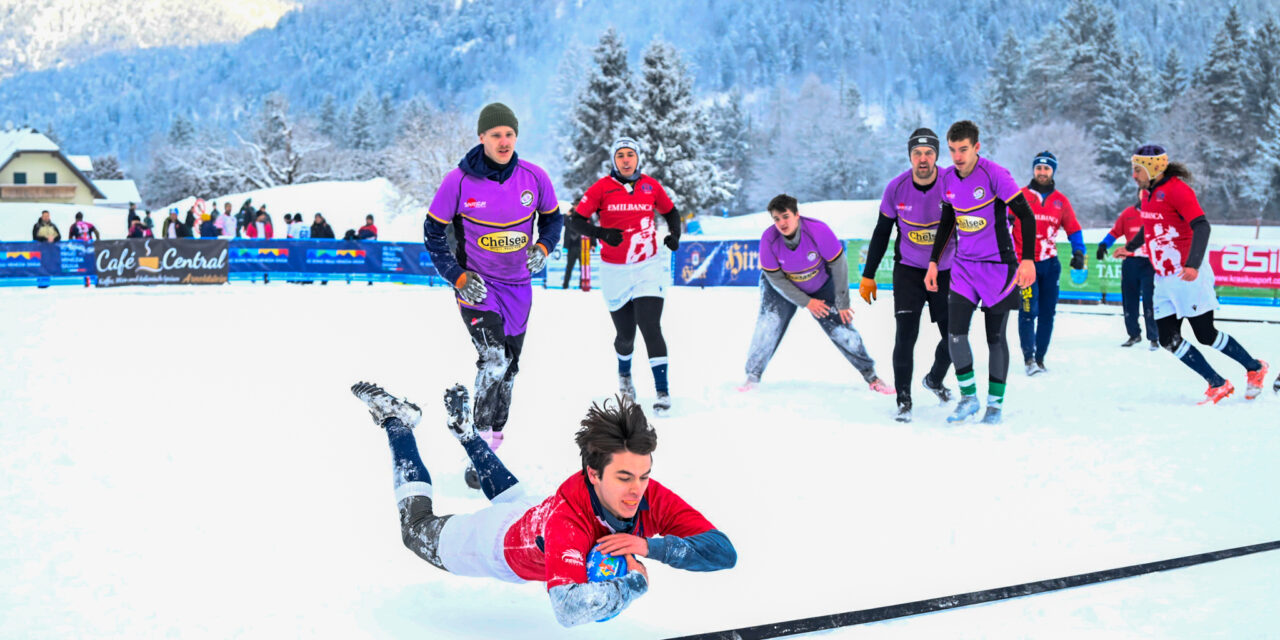 Snow Rugby Tarvisio 2026, prima giornata da incorniciare: pubblico delle grandi occasioni e grande partecipazione