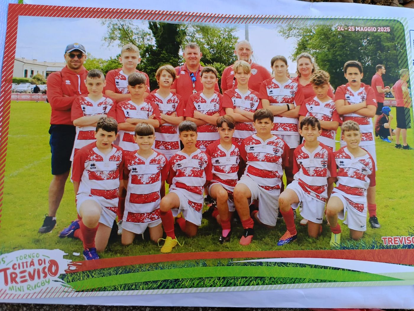 La U12 del Rugby Civitavecchia in franchigia con i Barbarian Rugby al prestigioso torneo “Città di Treviso”