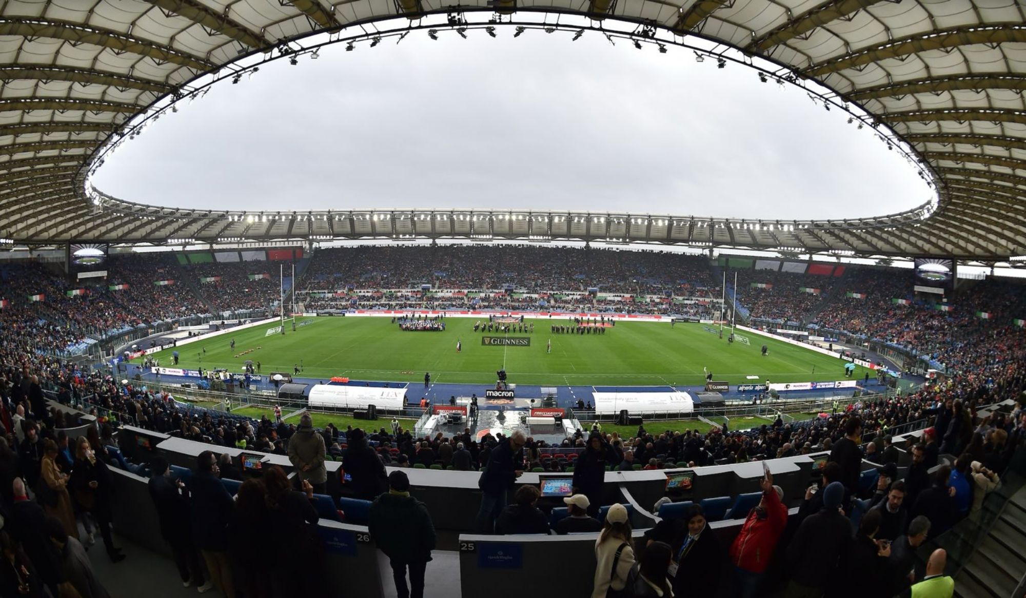 Guinness Sei Nazioni: oltre sessantamila all’Olimpico per Italia-Francia di domenica 23 febbraio