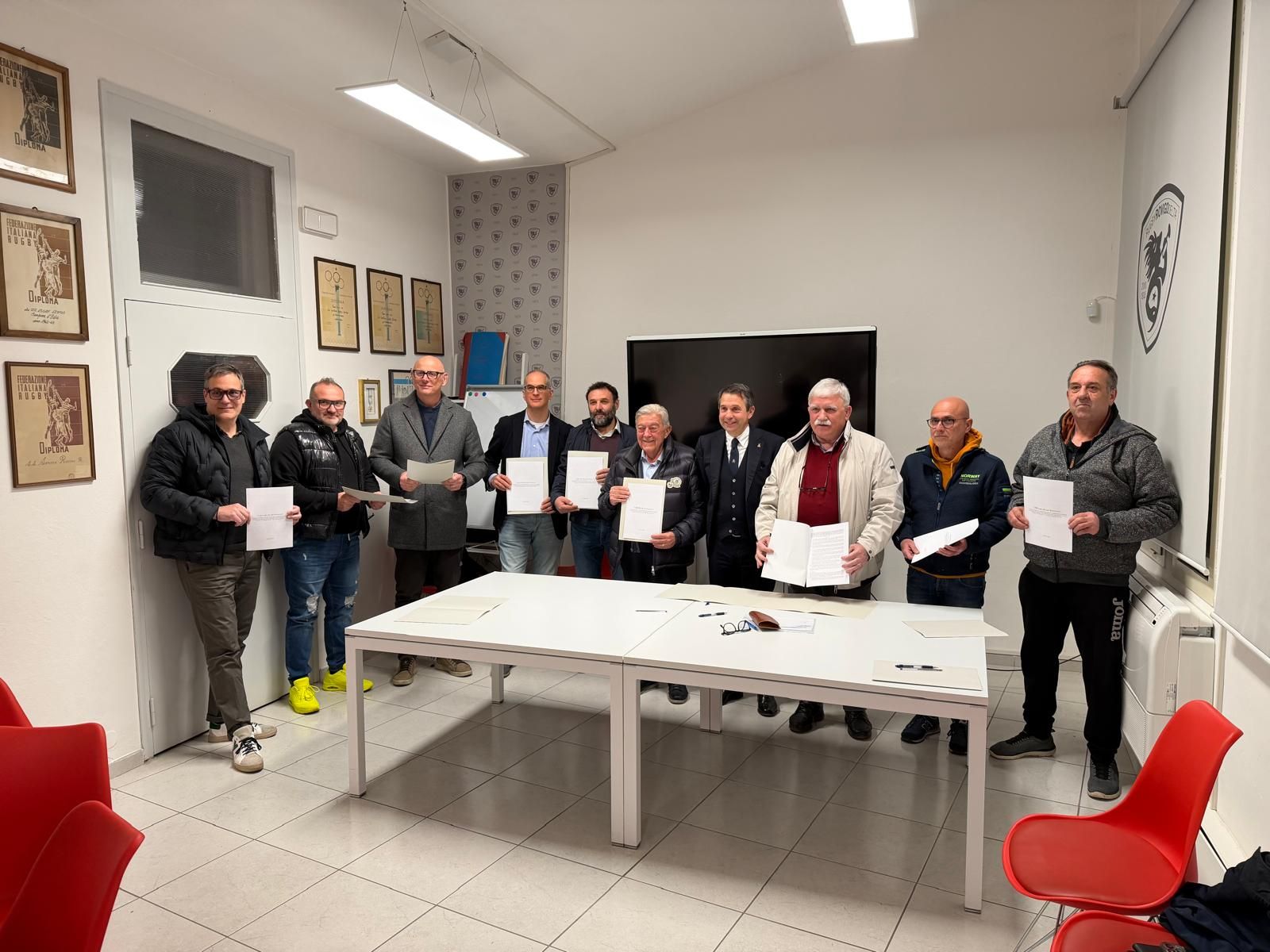 Nasce la Carta del Rugby Polesano: firmato a Rovigo un accordo unico in Italia per la crescita condivisa del movimento
