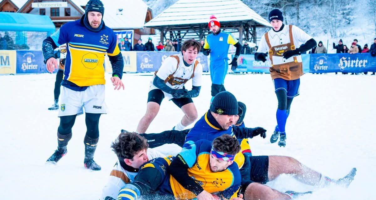 Snow Rugby Tarvisio 2026: numeri, passione e spettacolo sulla neve delle Alpi Giulie