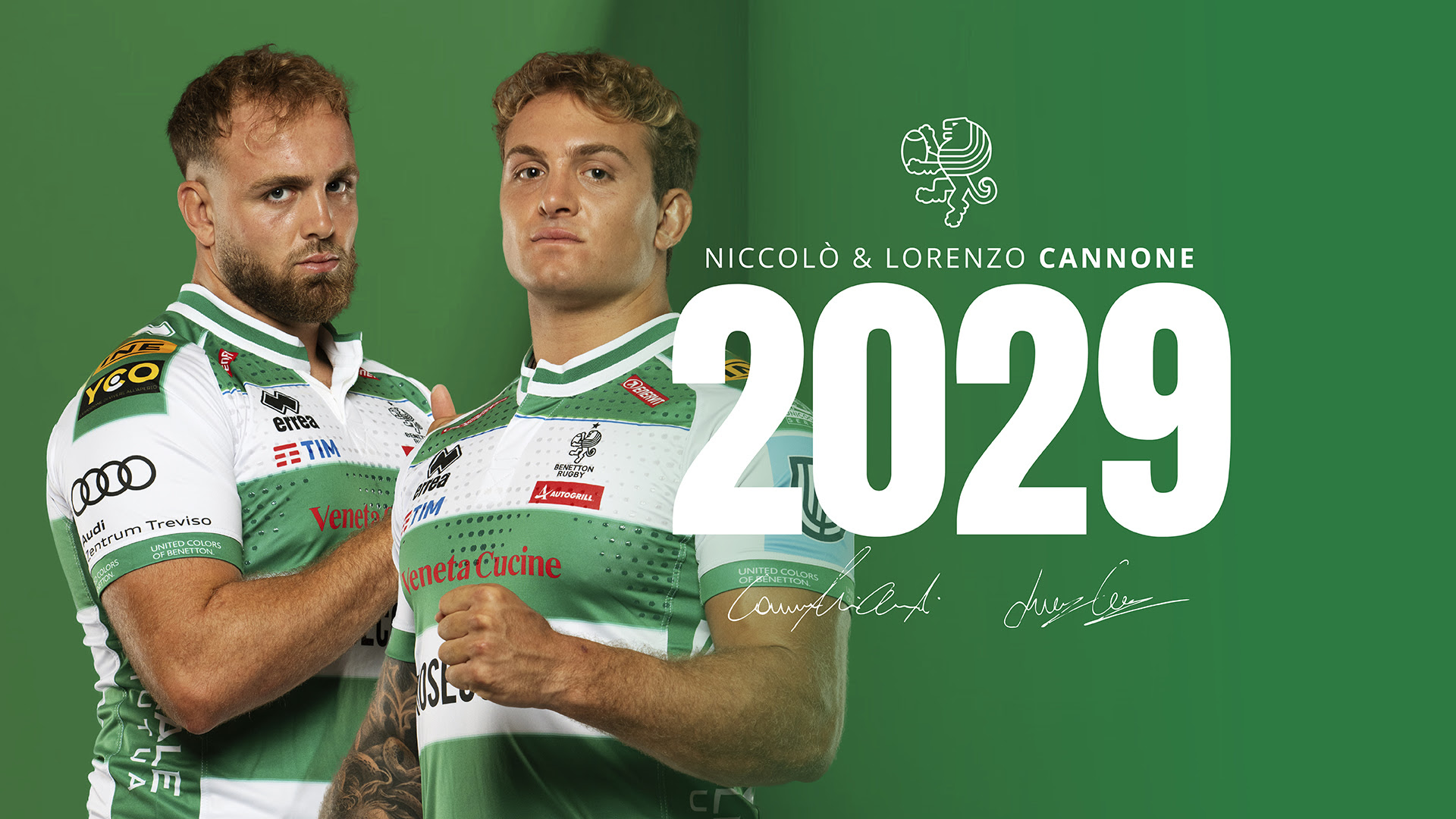 I fratelli Cannone indosseranno il biancoverde fino al 2029