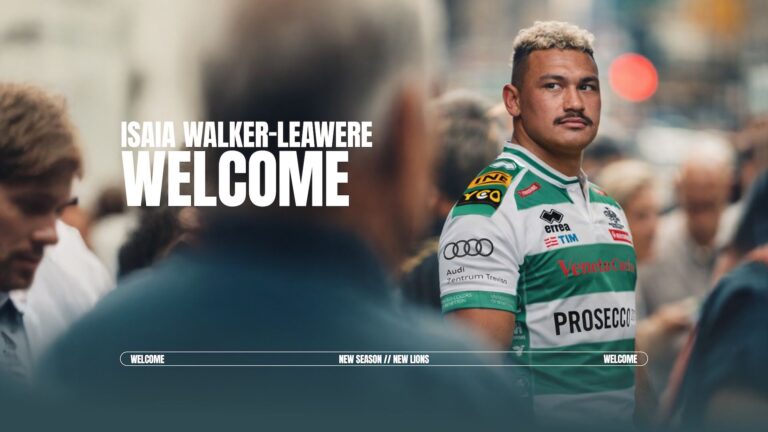 Isaia Walker-Leawere al Benetton Rugby