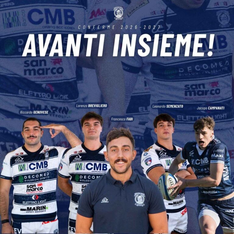 Mogliano: nuove conferme nella rosa della prima squadra