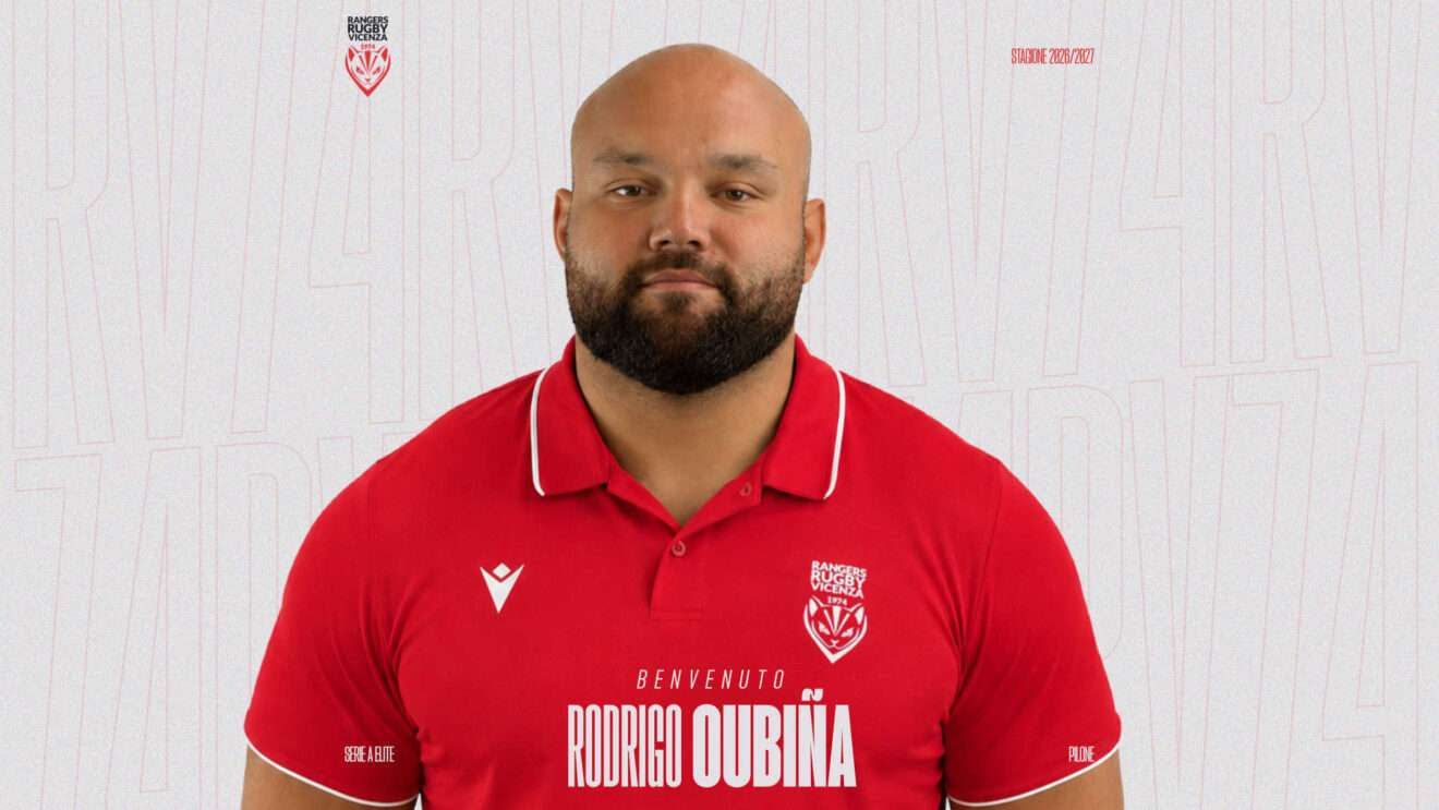 Rodrigo Oubiña rinforza la prima linea della Rangers Rugby Vicenza