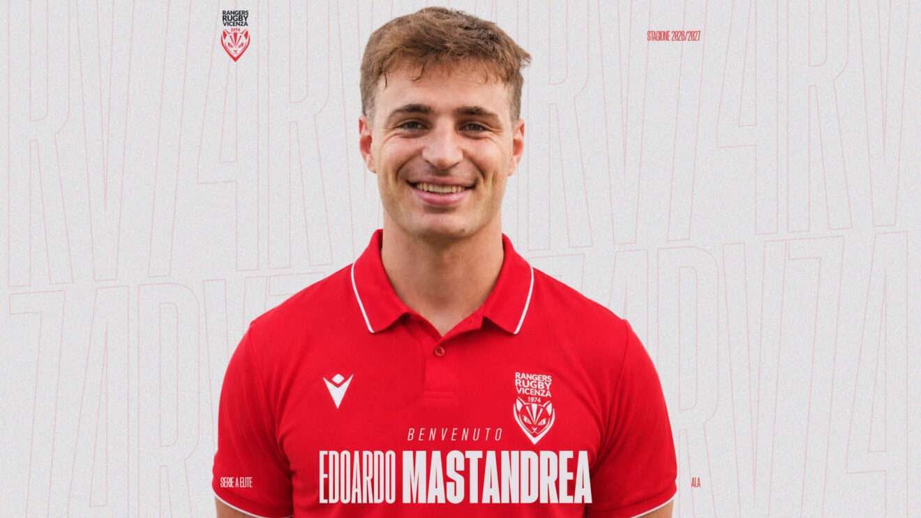 Edoardo Mastandrea è un nuovo giocatore della Rangers Rugby Vicenza