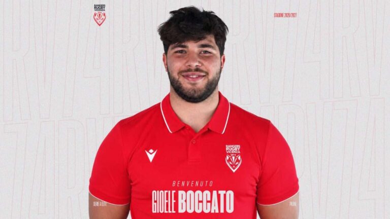 Gioele Boccato è un nuovo giocatore della Rangers Rugby Vicenza