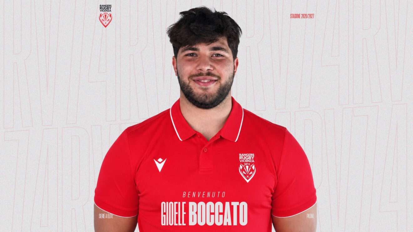 Gioele Boccato è un nuovo giocatore della Rangers Rugby Vicenza