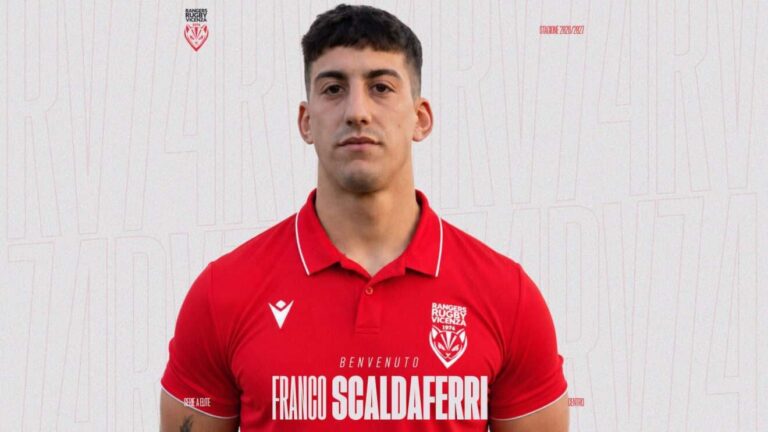 Franco Scaldaferri è un nuovo giocatore della Rangers Rugby Vicenza