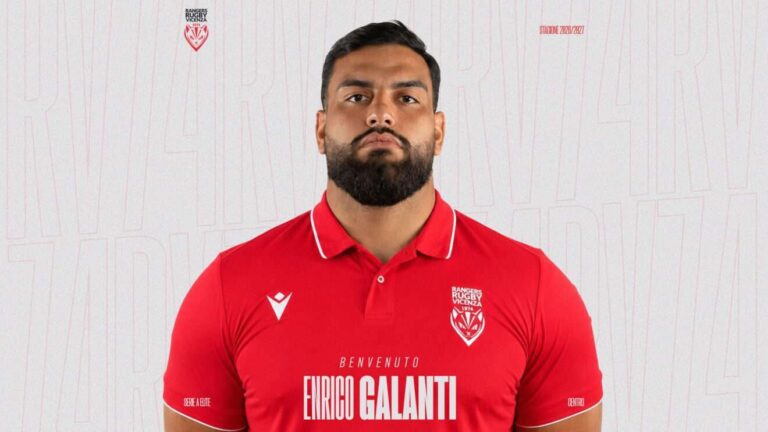 Enrico Galanti è un nuovo giocatore della Rangers Rugby Vicenza