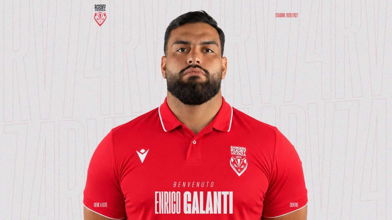 Enrico Galanti è un nuovo giocatore della Rangers Rugby Vicenza