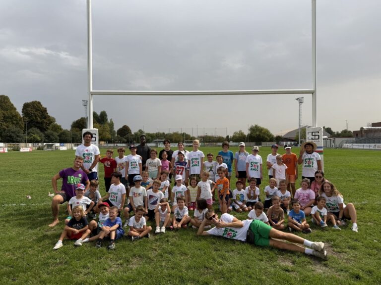 Bassa Bresciana Rugby, Sportiamo è un successo: un centinaio di bambini tra sport, divertimento e nuove esperienze