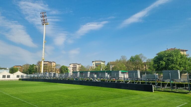 Tribuna Sud temporanea allo Stadio Monigo: avviati i lavori