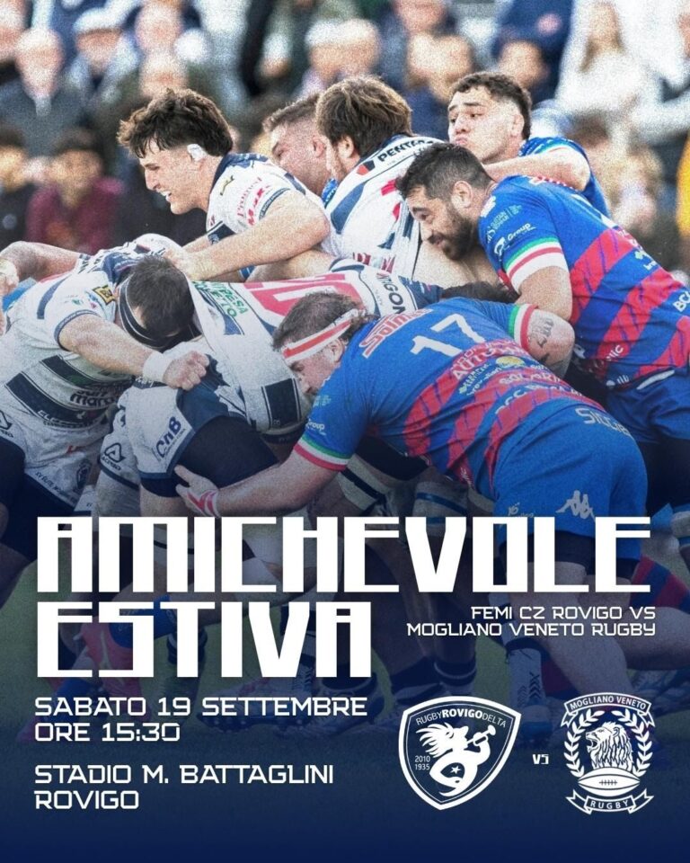 Mogliano sfida Rovigo in amichevole